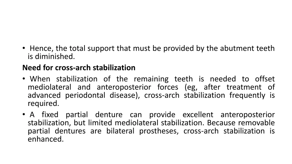 hence the total support that must be provided