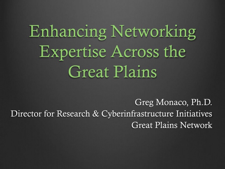 enhancing networking expertise across the great