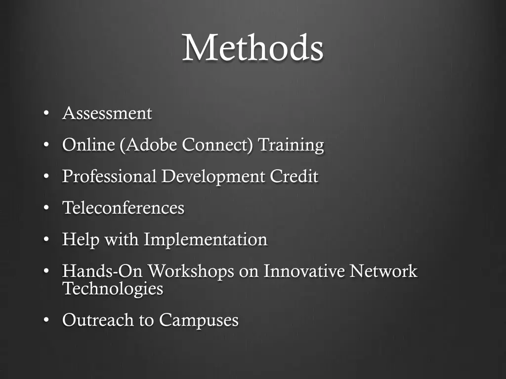 methods