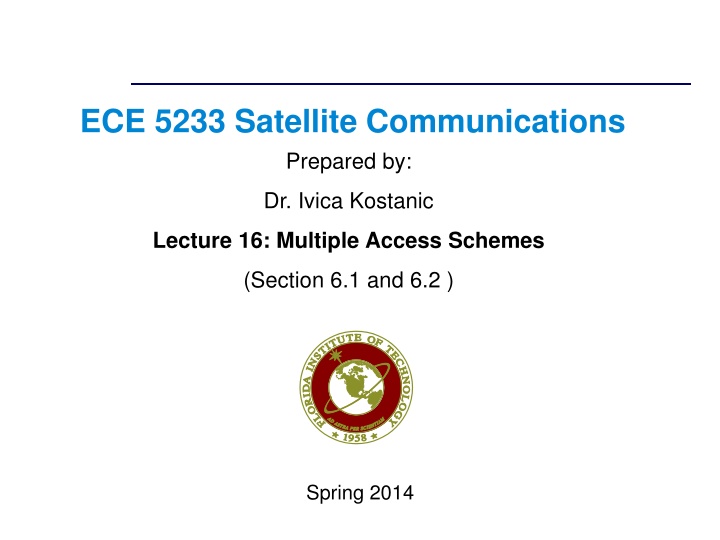 ece 5233 satellite communications prepared by