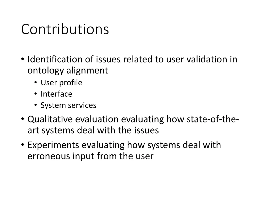 contributions