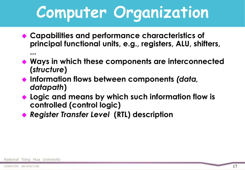 computer organization