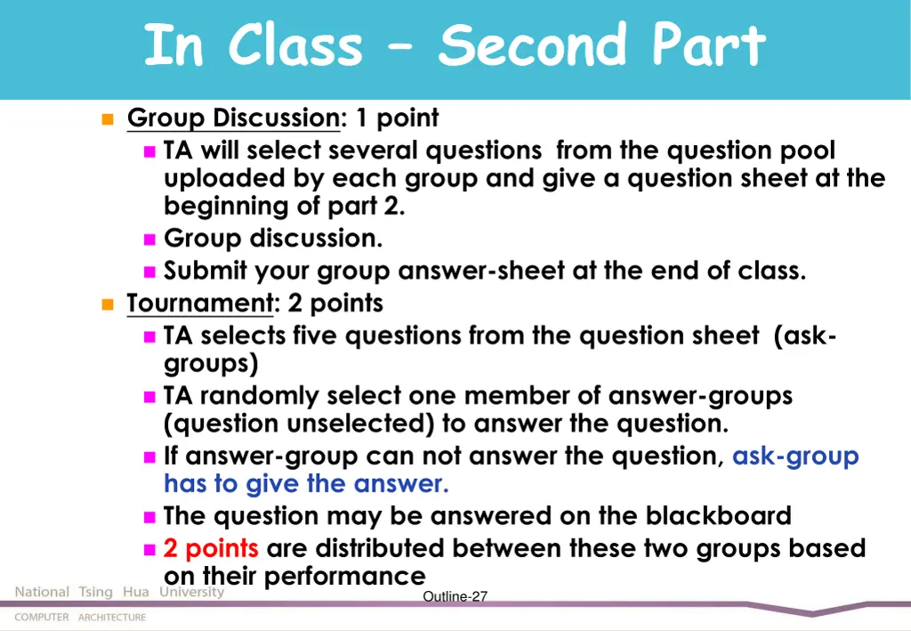 in class second part 1