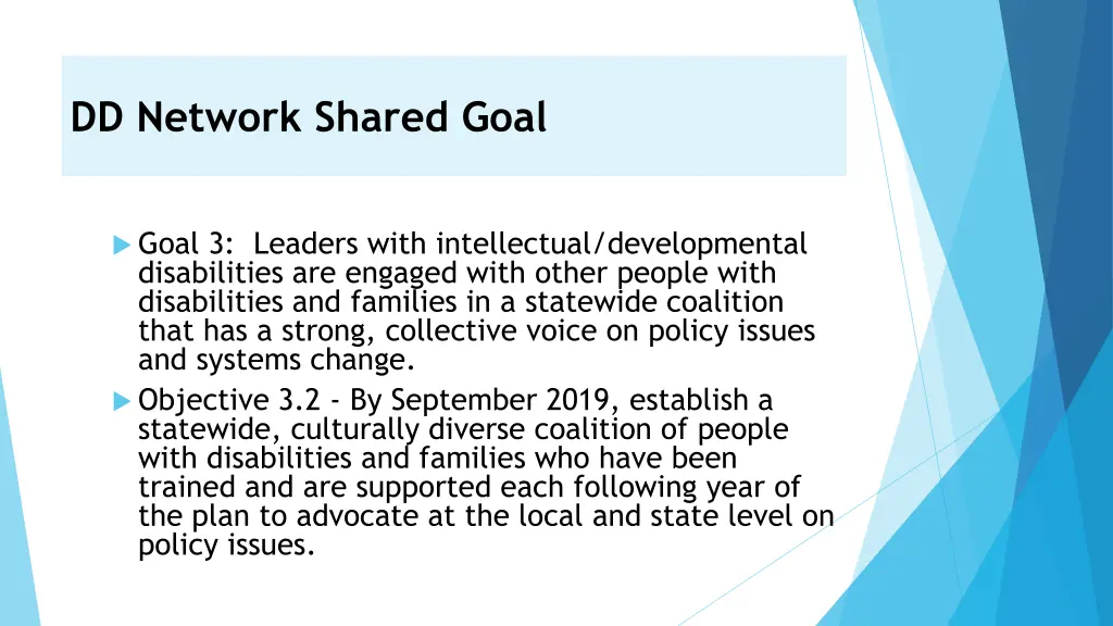dd network shared goal