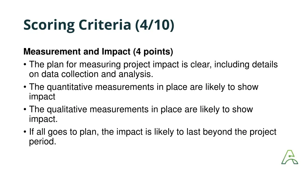 scoring criteria 4 10