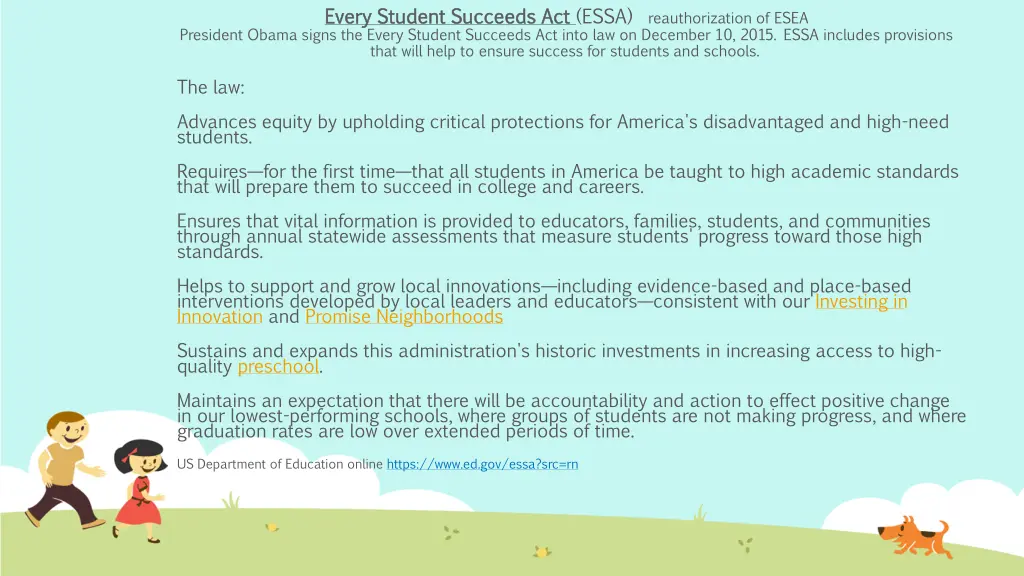every student succeeds act every student succeeds
