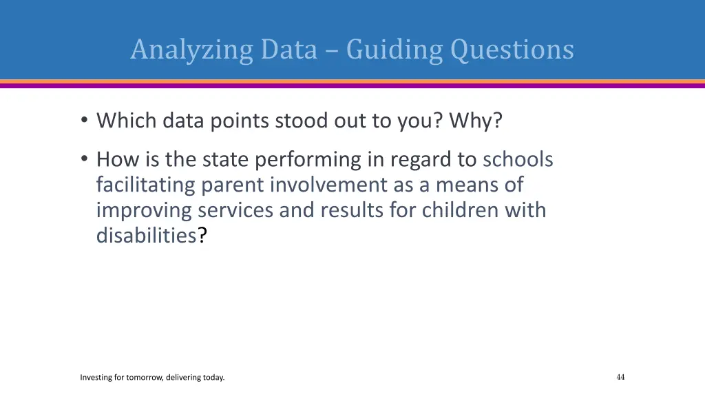 analyzing data guiding questions