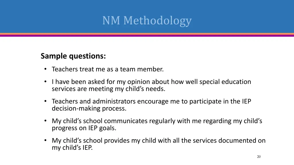 nm methodology 2