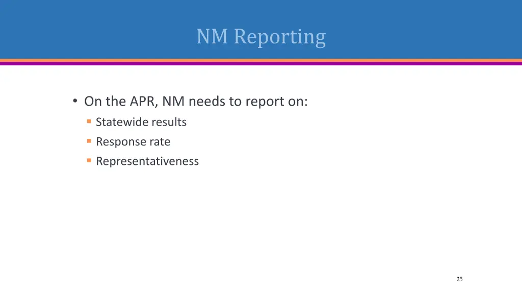 nm reporting