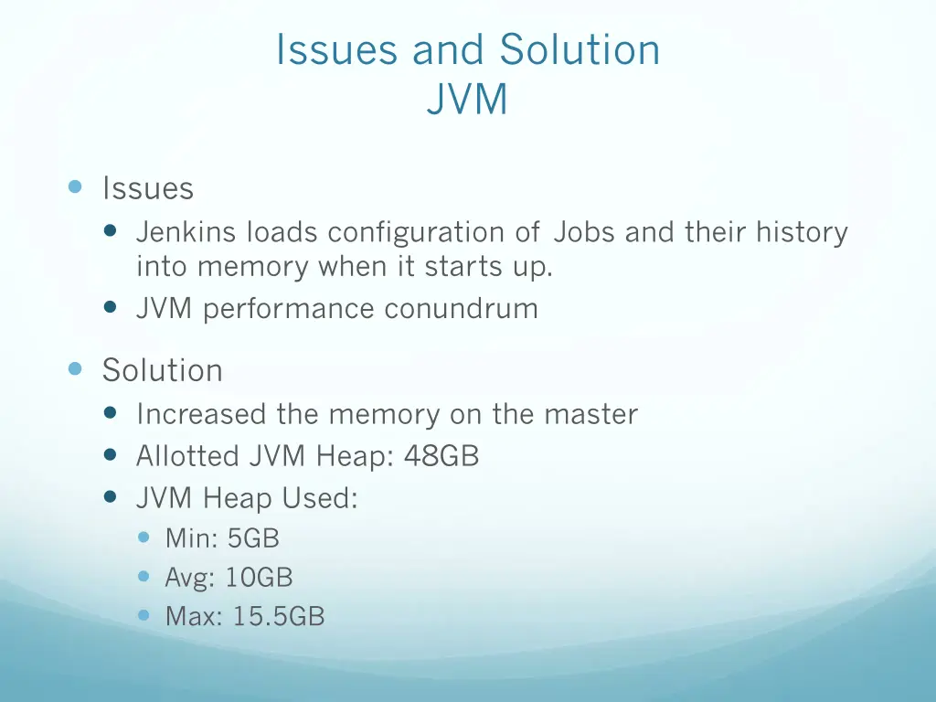 issues and solution jvm