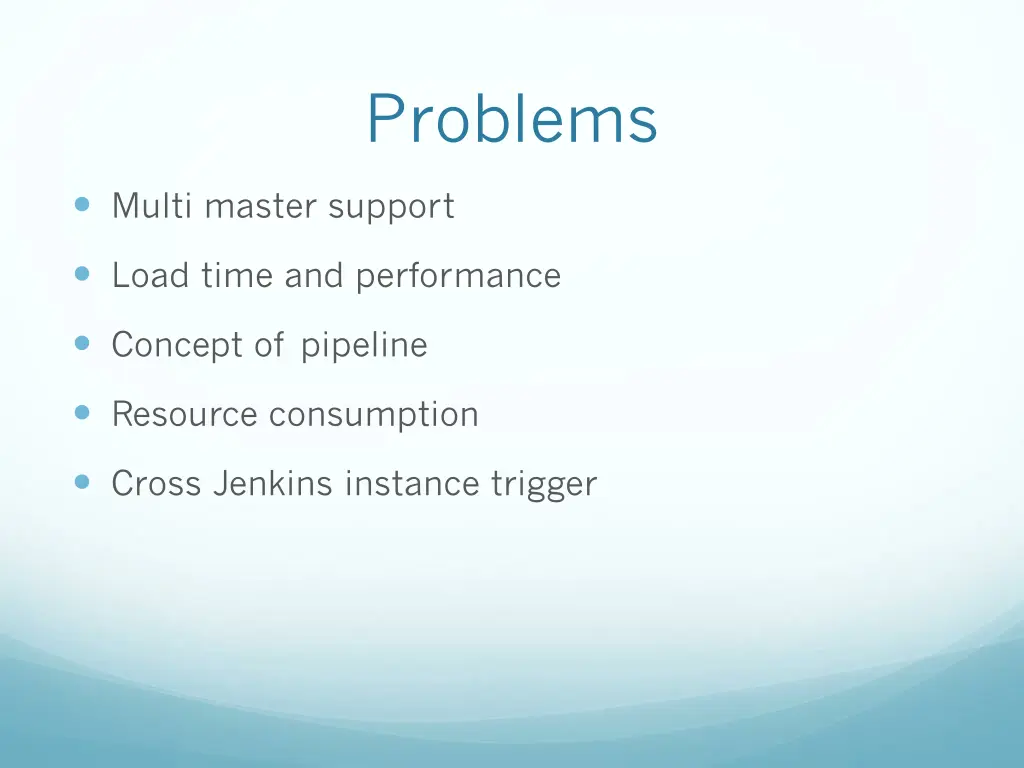 problems