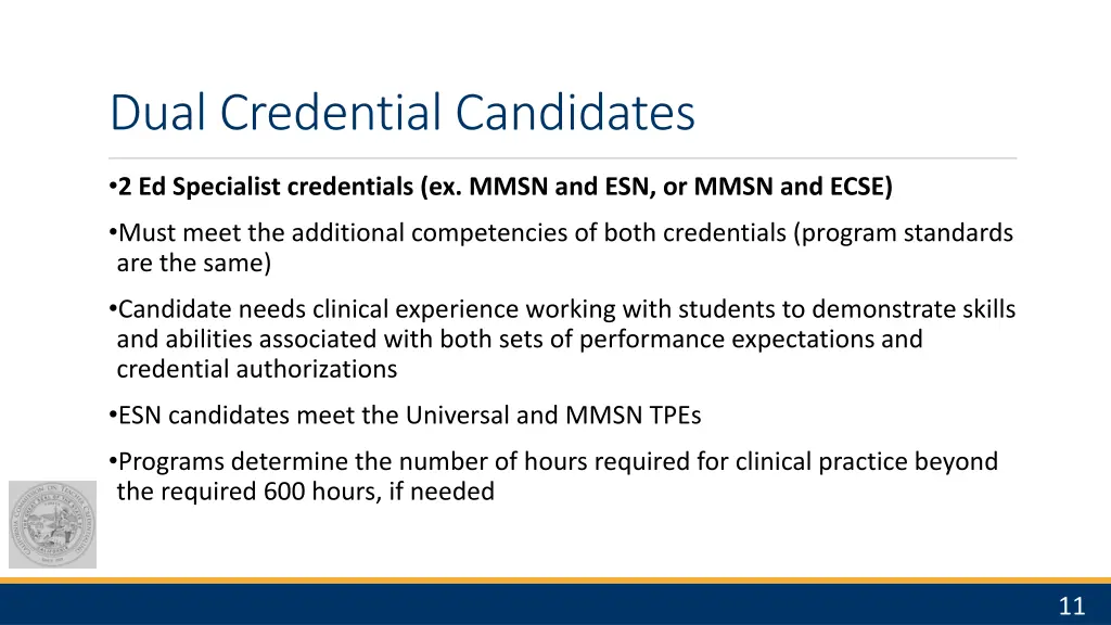 dual credential candidates 1
