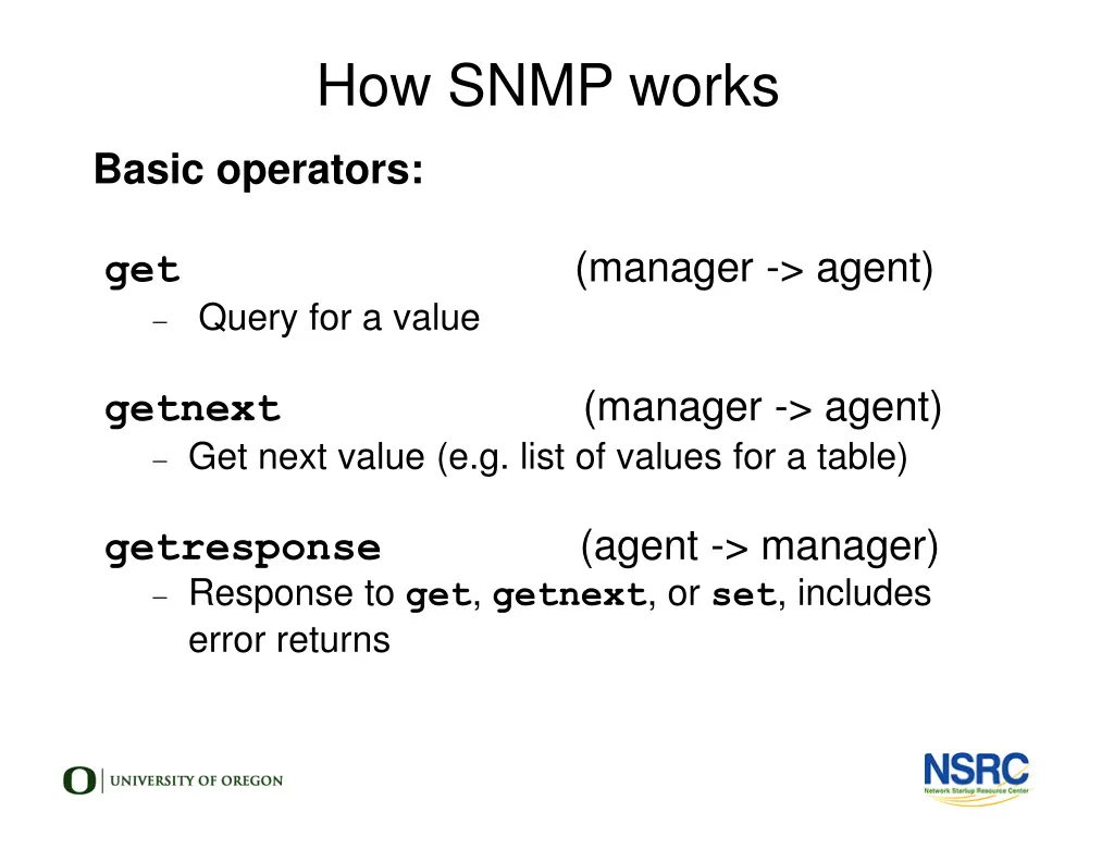 how snmp works