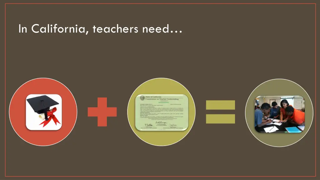 in california teachers need