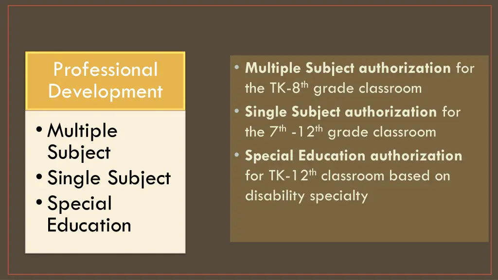 professional development 1