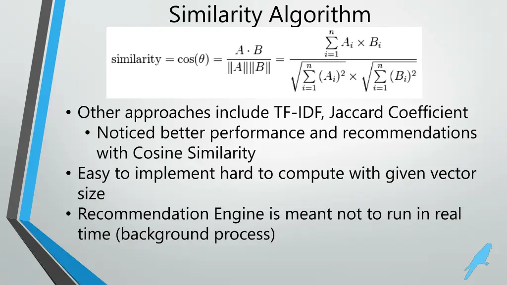 similarity algorithm