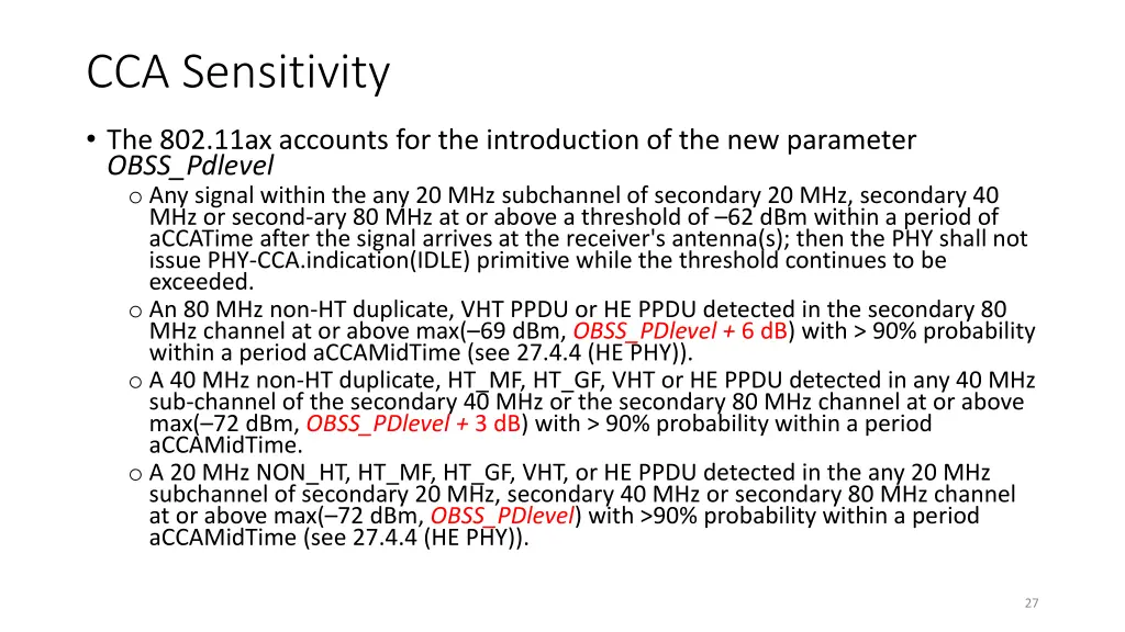 cca sensitivity 1