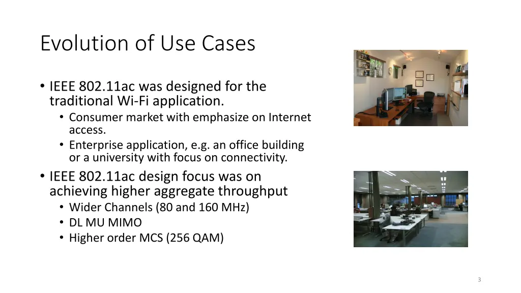 evolution of use cases