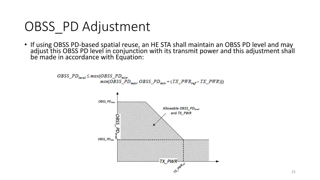 obss pd adjustment