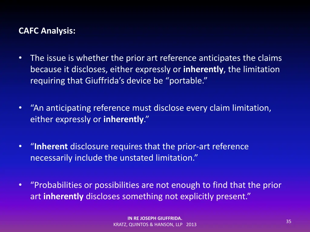 cafc analysis 1