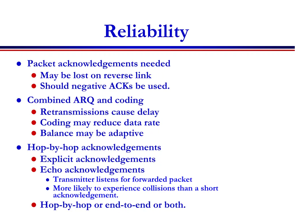 reliability