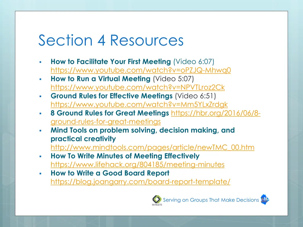 section 4 resources