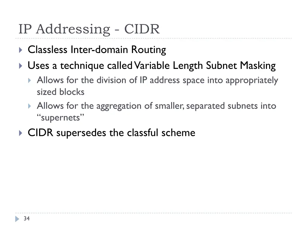 ip addressing cidr