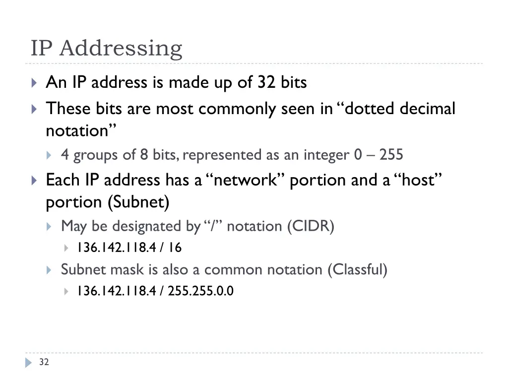 ip addressing