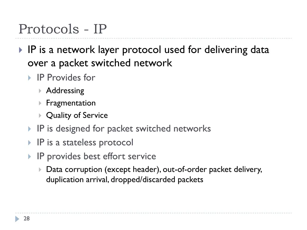 protocols ip
