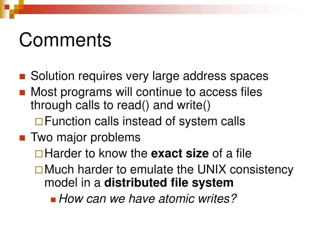 comments