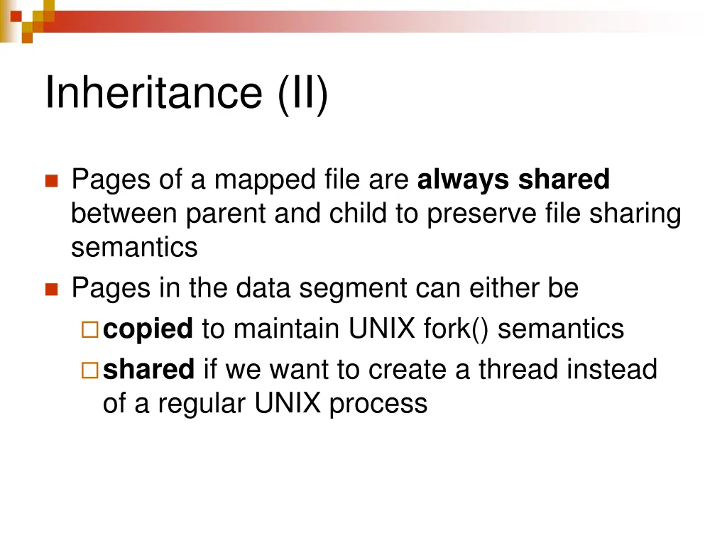 inheritance ii