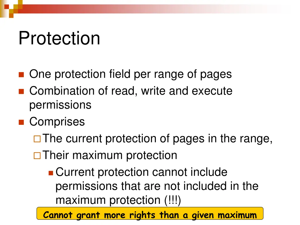 protection