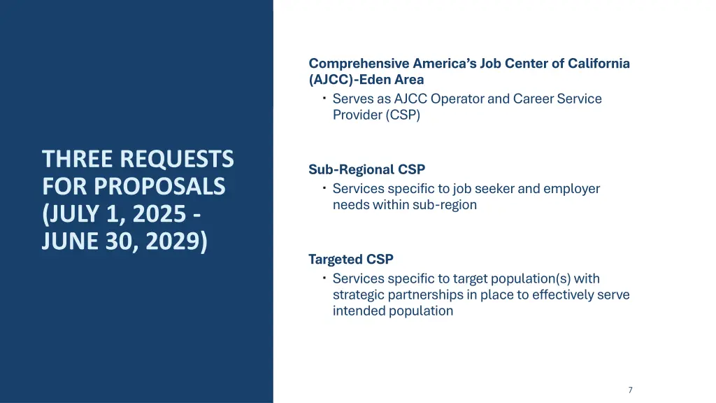 comprehensive america s job center of california