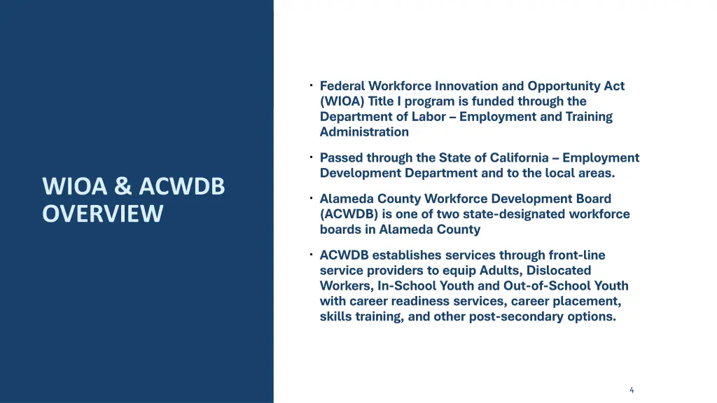 federal workforce innovation and opportunity