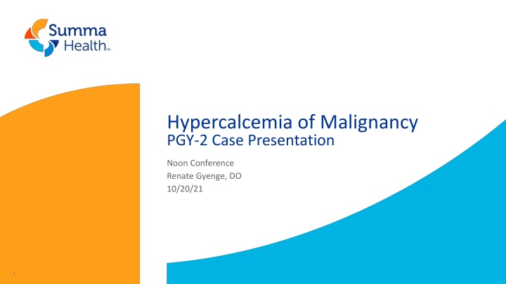 hypercalcemia of malignancy pgy 2 case
