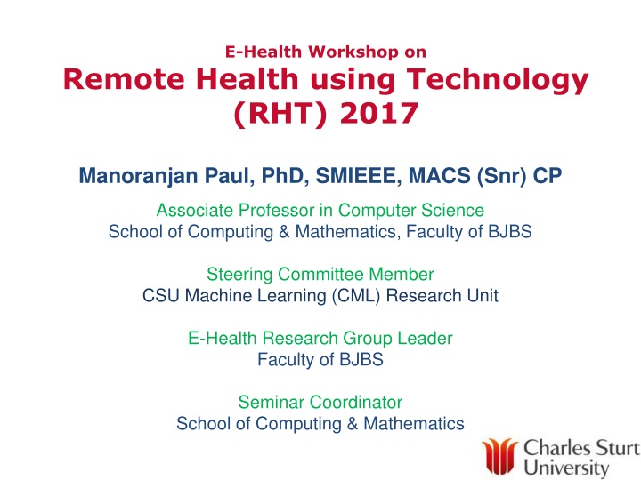 e health workshop on