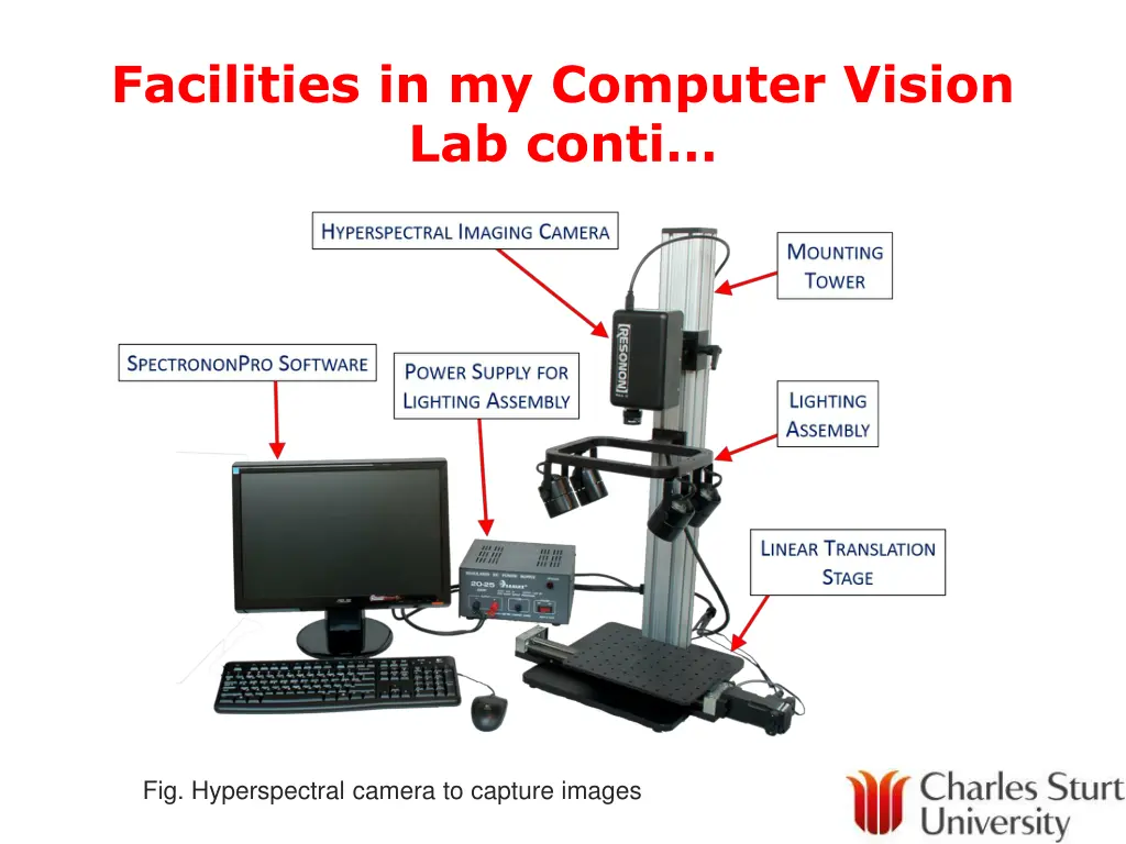 facilities in my computer vision lab conti