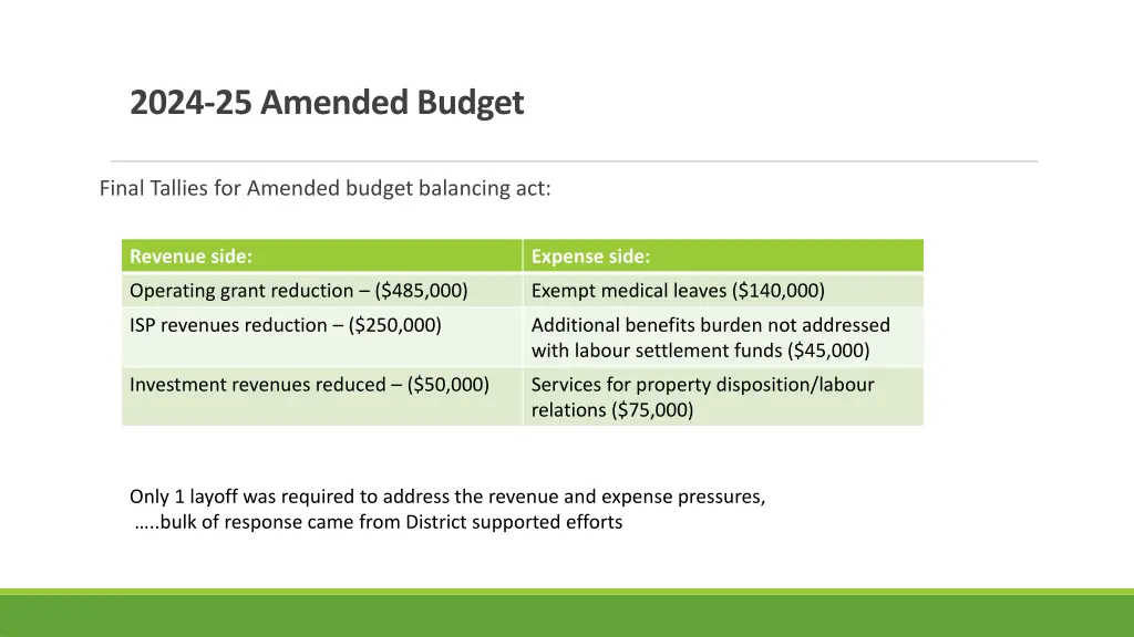 2024 25 amended budget 2