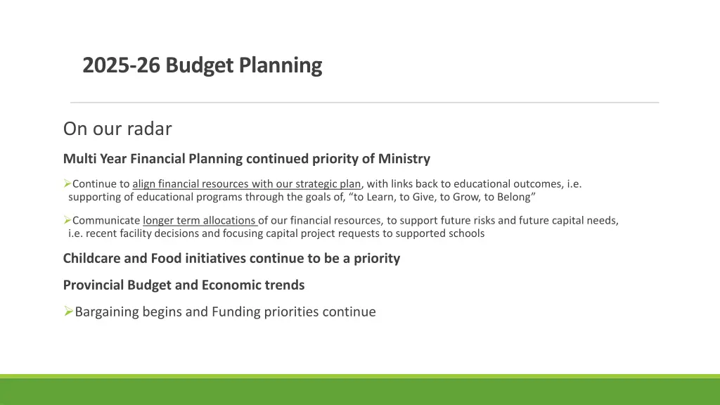 2025 26 budget planning