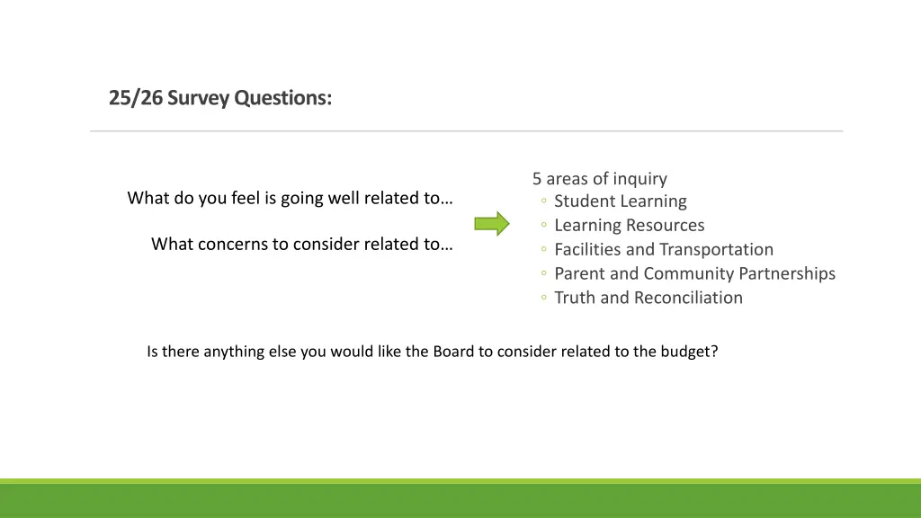 25 26 survey questions