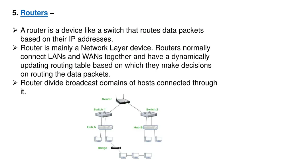 5 routers