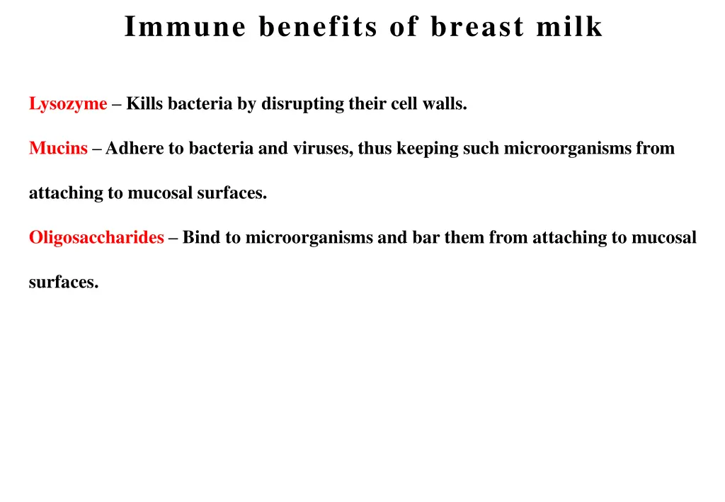 immune benefits of breast milk 2