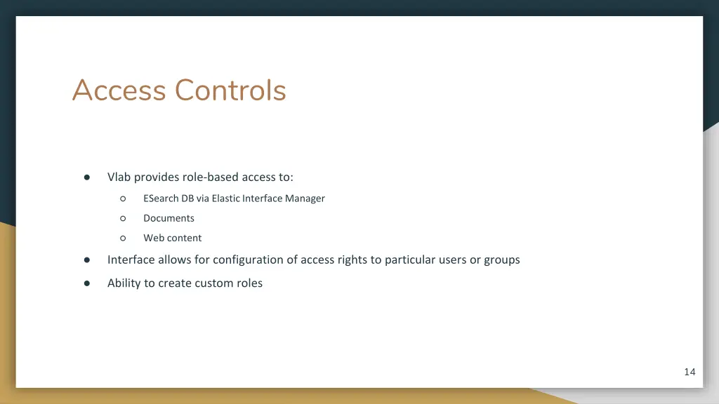 access controls
