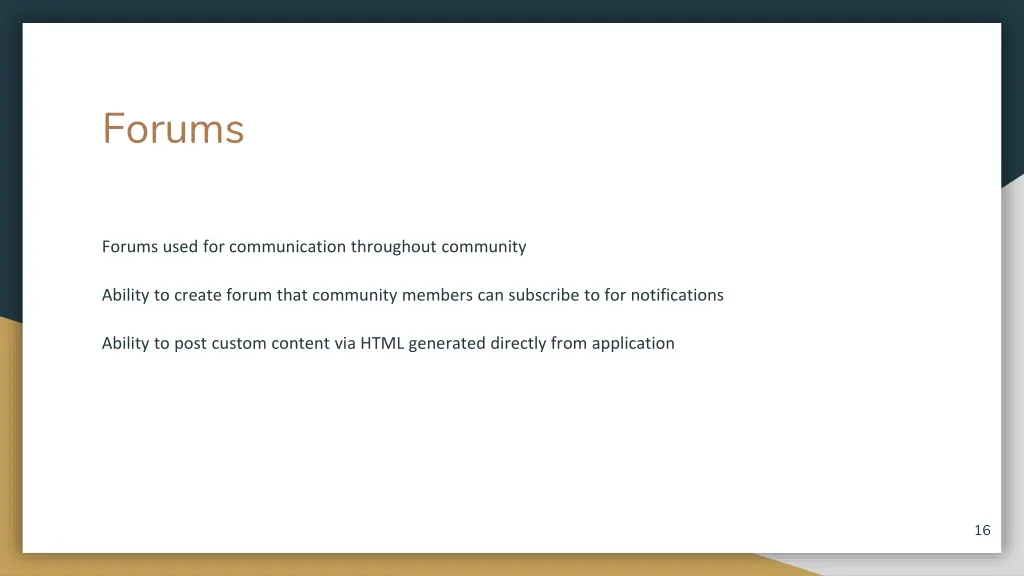 forums