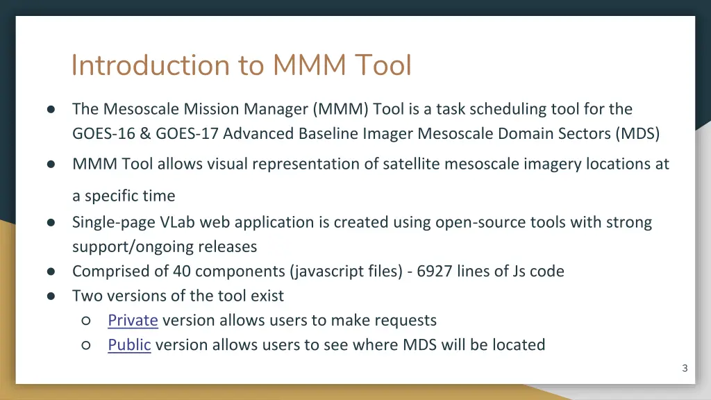 introduction to mmm tool