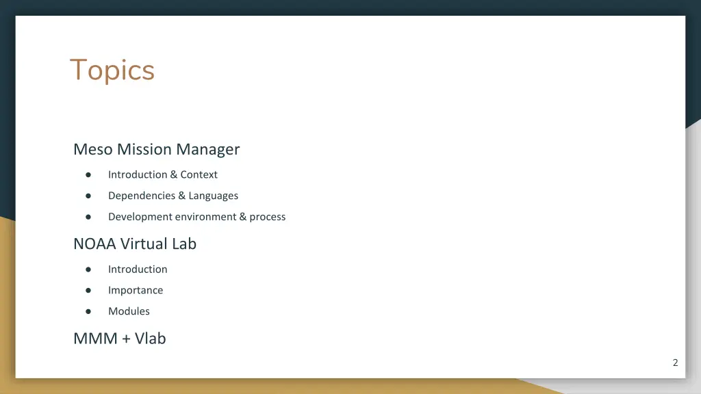 topics