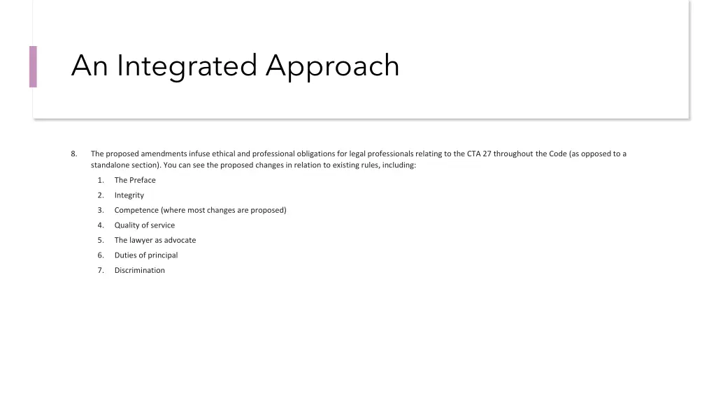 an integrated approach