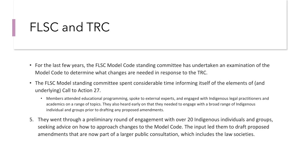 flsc and trc