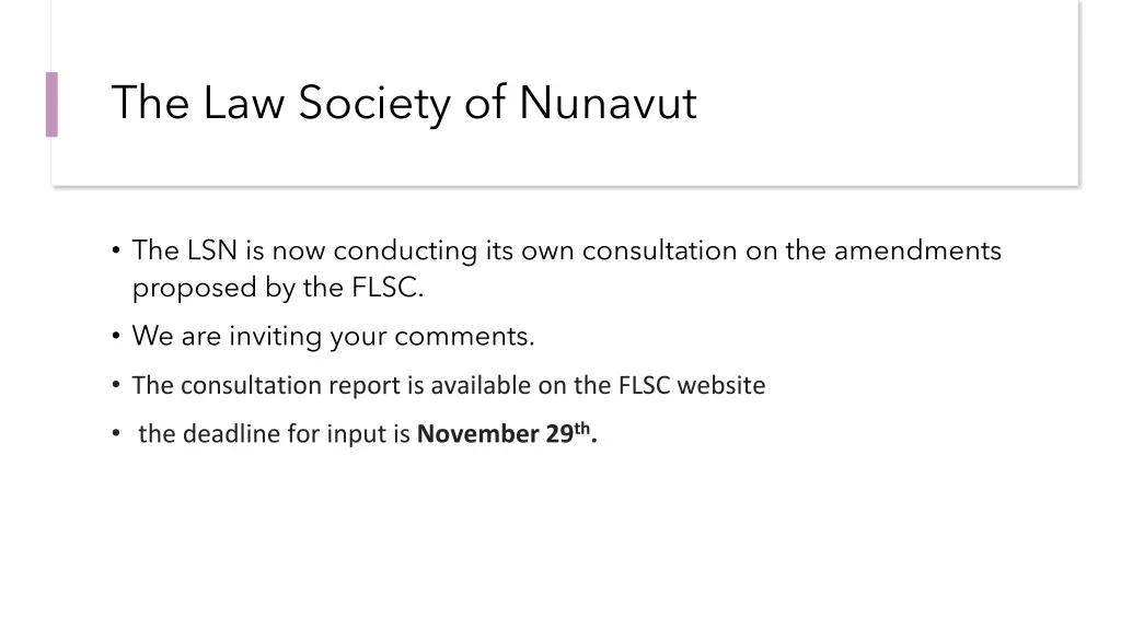the law society of nunavut