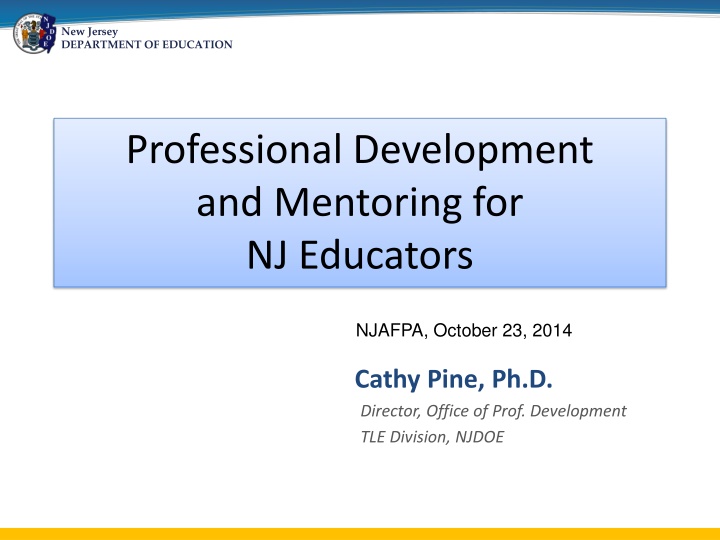 new jersey department of education